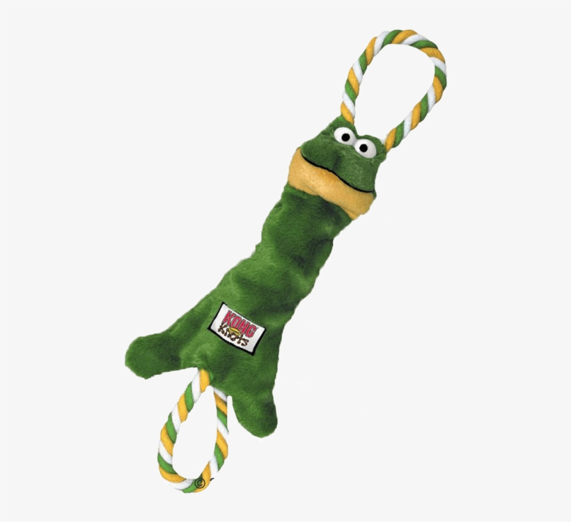Kong Tugger Knots Toy Frog - Kong Tugger Knots Dog Toy, transparent png download