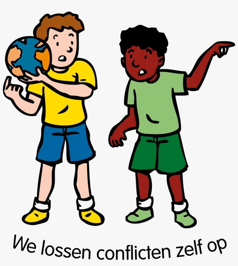 We Lossen Conflicten Zelf Op - School, transparent png download