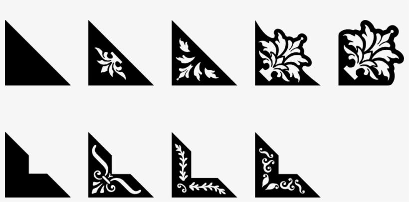 Corner Svg Christmas Card, transparent png download