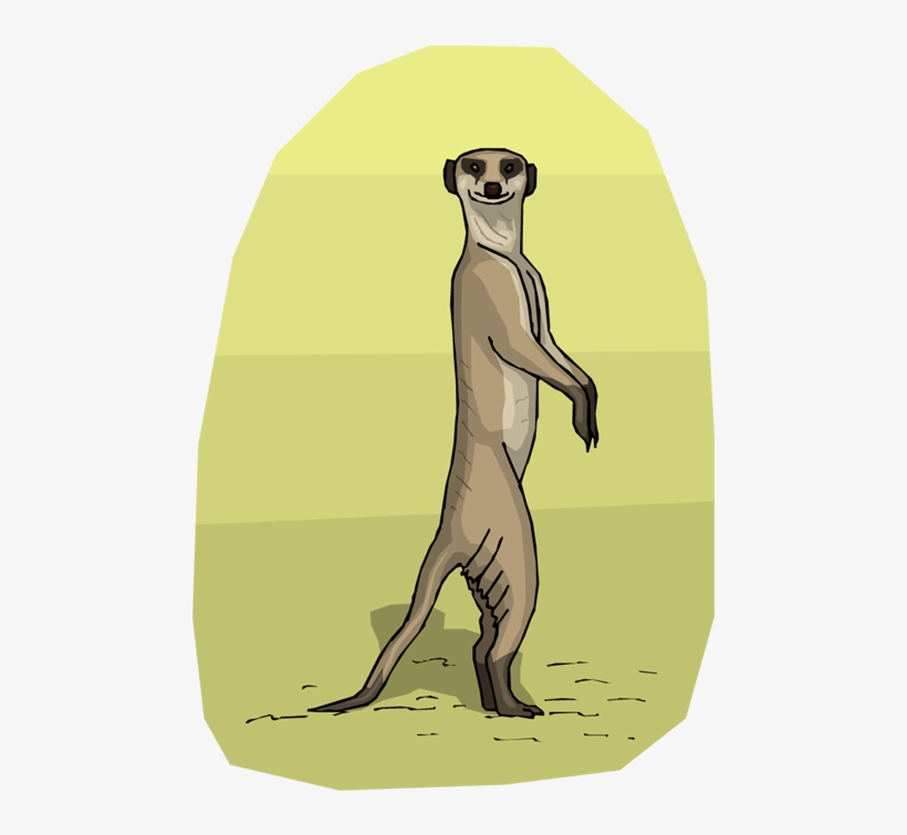 Animated Meerkat Image - Meerkat Clip Art, transparent png download