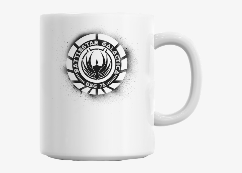 Battlestar Galactica Grunge Mug - Tomorrow Is Saturday Again, transparent png download