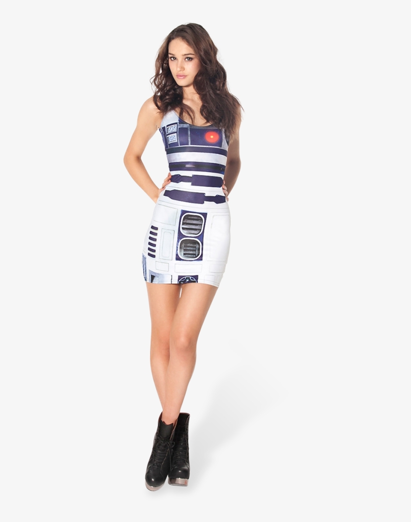 Artoo 2 - 0 Dress - Limited - R2 D2 Dress, transparent png download