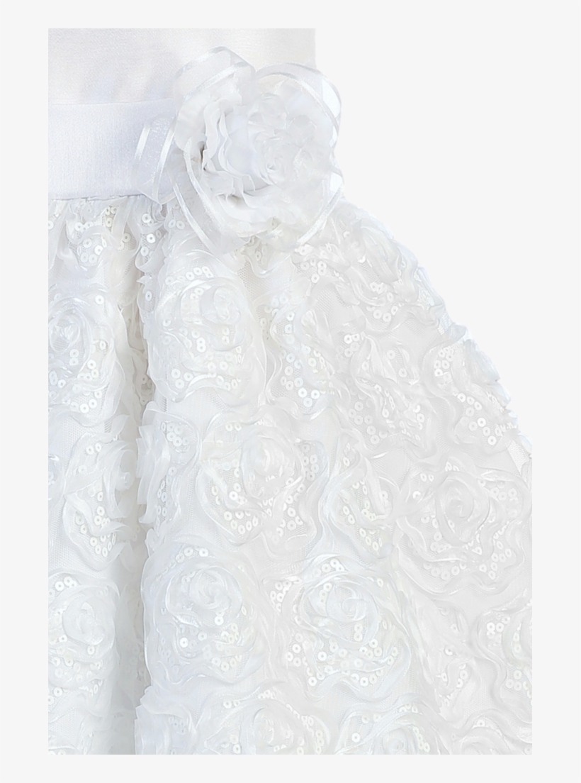 Shantung Girls Communion Dress W - Gown, transparent png download