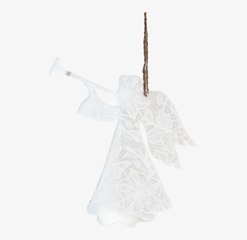 Lace Perspex Angel - Christmas Stocking, transparent png download