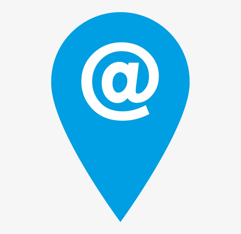 Blue Email Icons - Blue Email Clipart, transparent png download