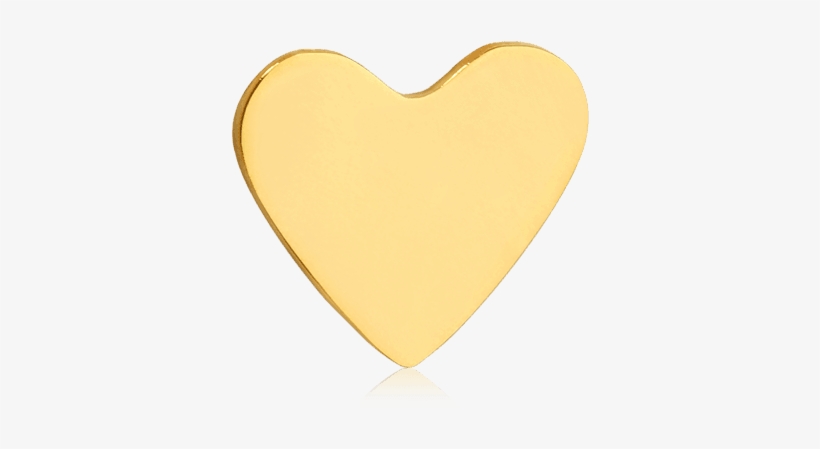 Tinkalink Gold Small Heart Charm - Small Transparent Gold Heart, transparent png download