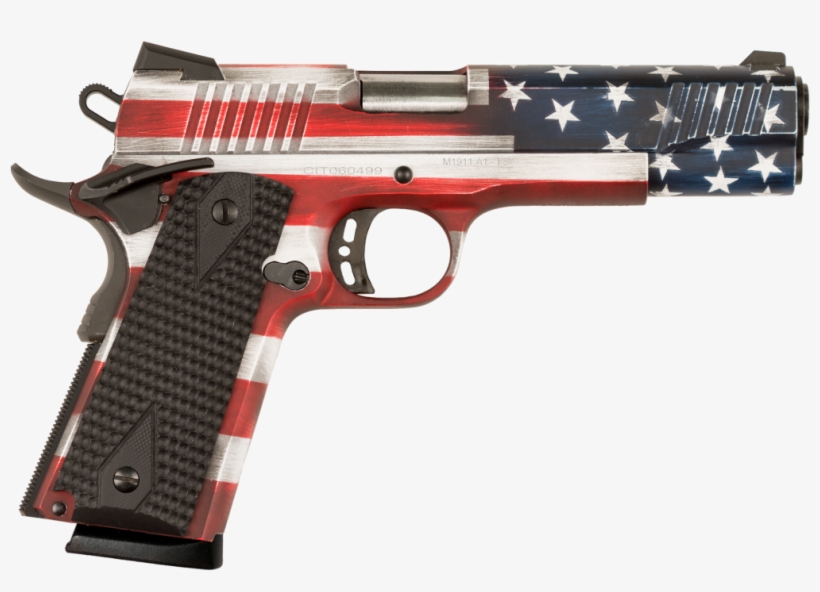 Citadel M-1911 Government Pistol - Citadel American Flag 1911, transparent png download