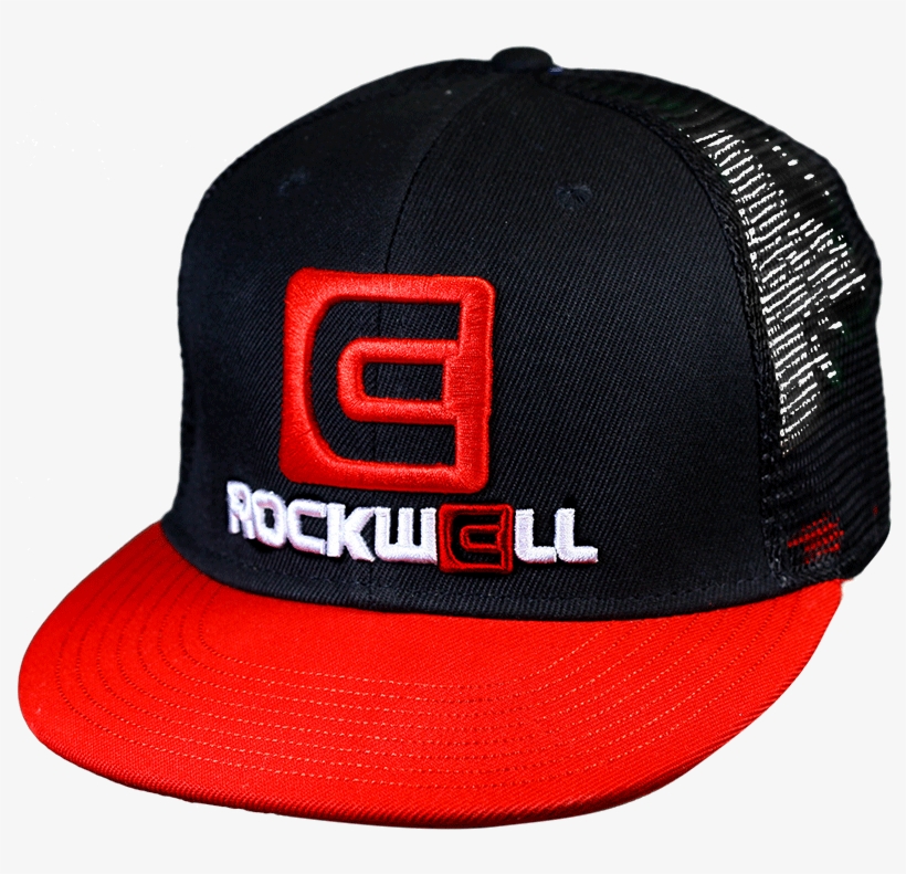 Snapback Trucker Hat Og Black/red - Baseball Cap, transparent png download