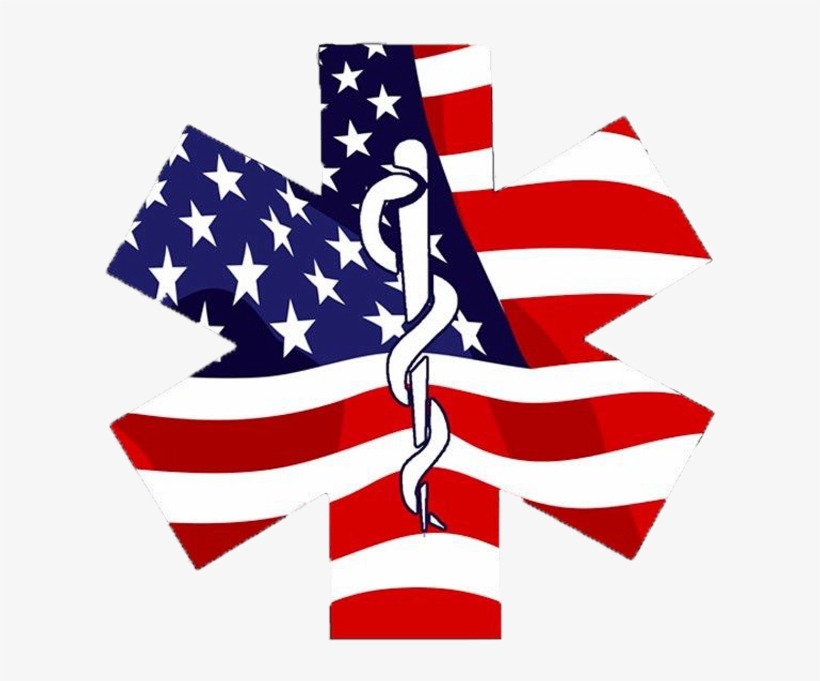 Red White And Blue Star Of Life, transparent png download