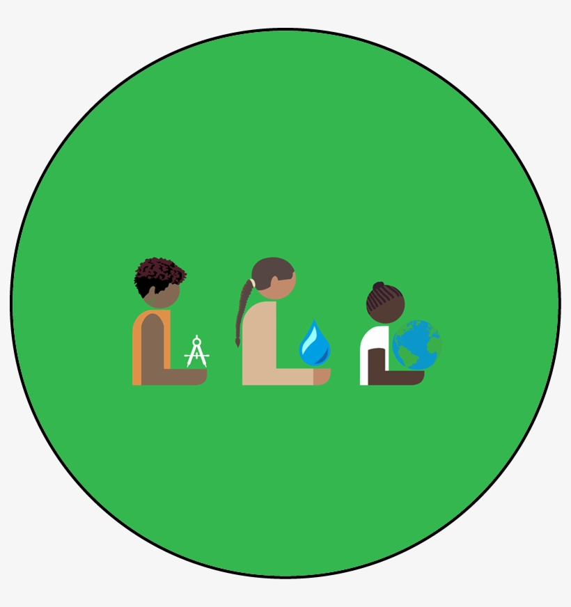 Blank Round Button Template Featuring Three Diverse - Library, transparent png download