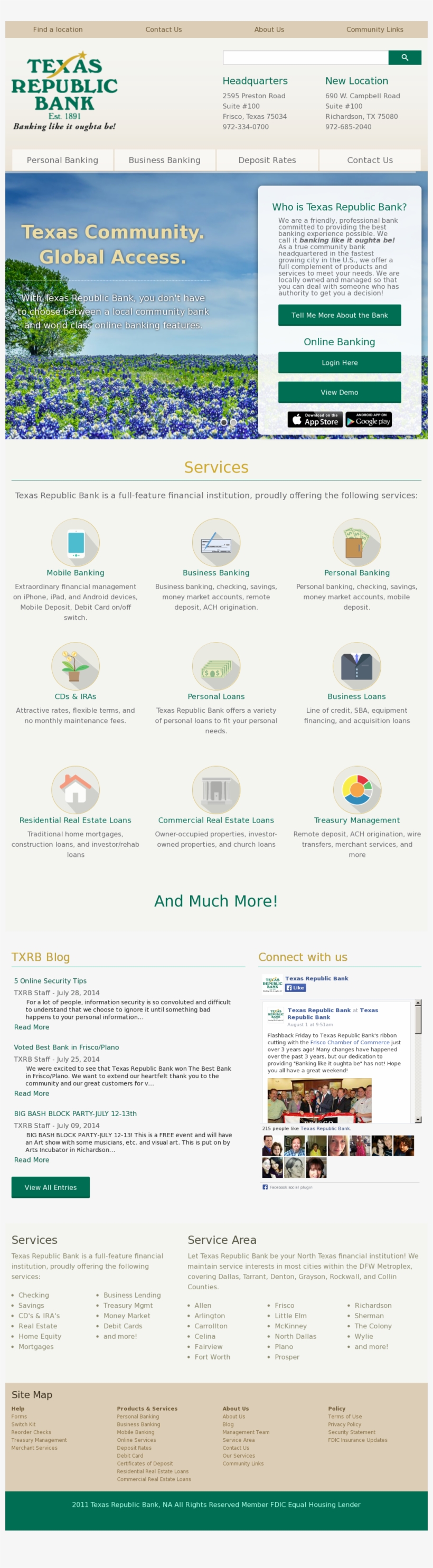 Texas Republic Bank Competitors, Revenue And Employees - Texas Republic Bank, transparent png download