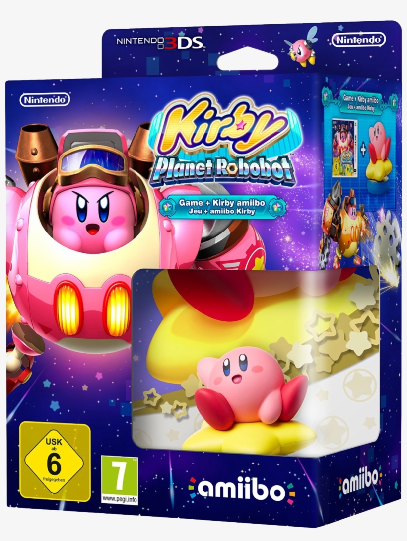 Planet Robobot With Amiibo - Kirby Planet Robobot 3ds Amiibo, transparent png download