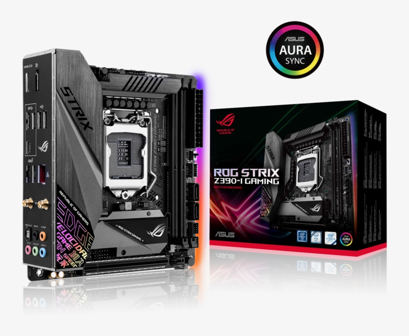 Asus Rog Strix Z390 I Gaming, transparent png download