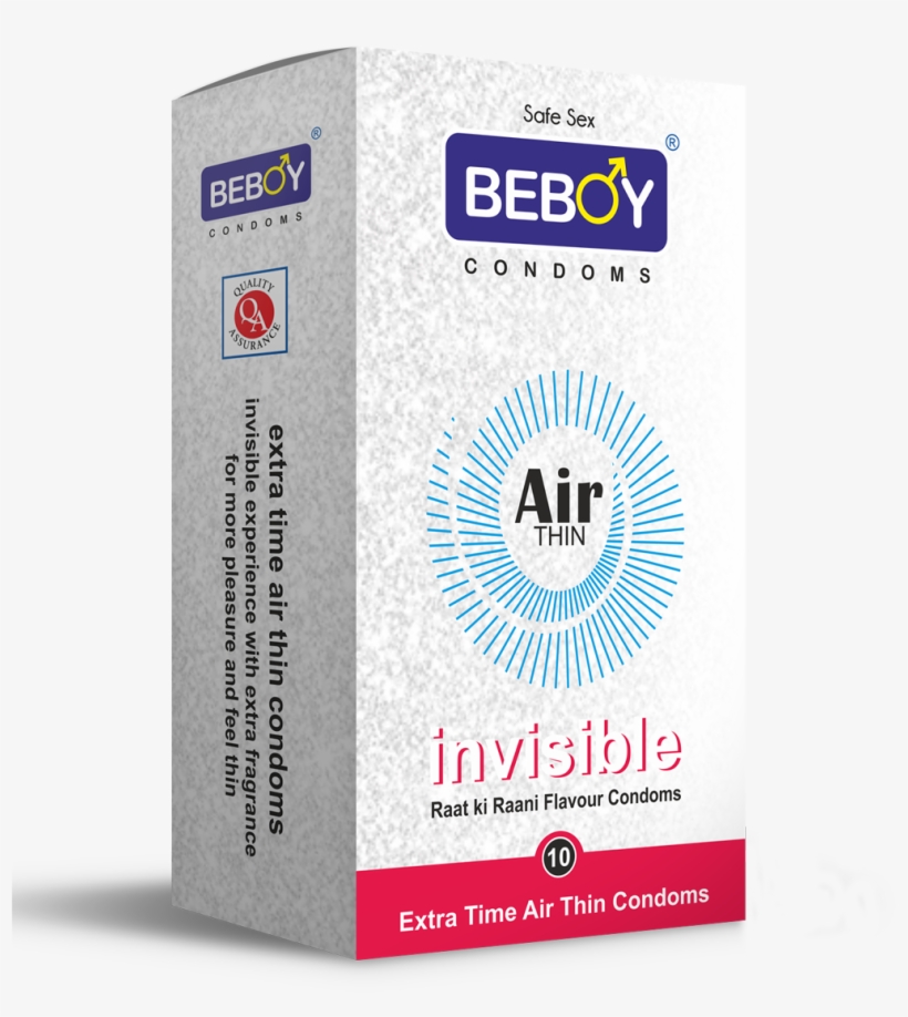 Beboy Air Thin Invisible Condoms Raat Ki Raani Fragrance - Aacsb International, transparent png download