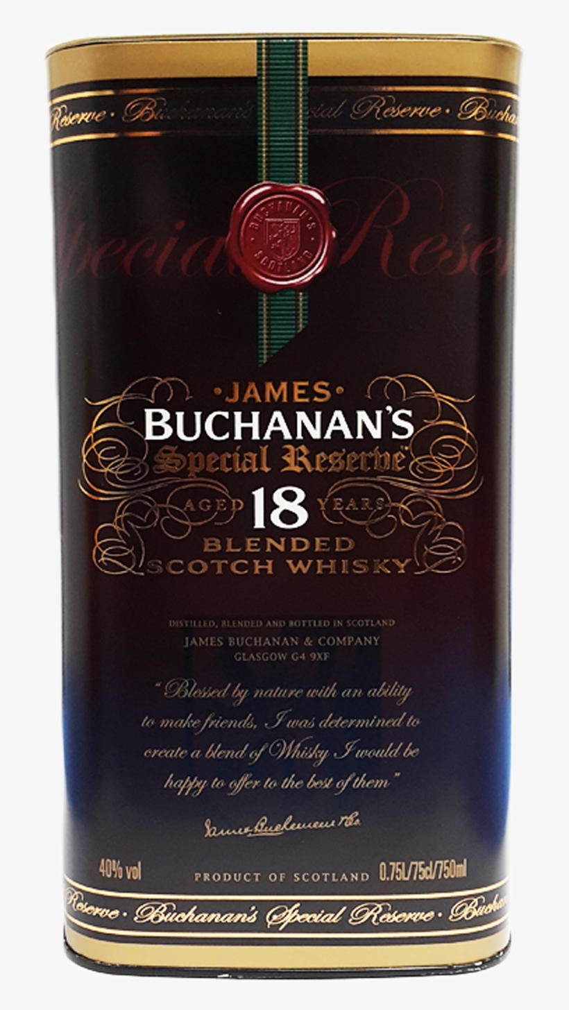 Buchanans Special Reserve 18yo 75cl[scotland] - Whisky, transparent png download