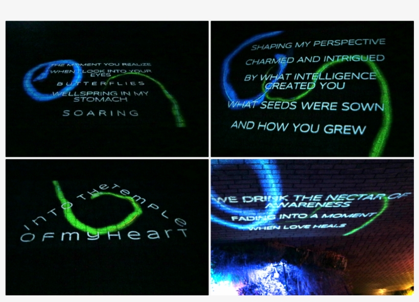 Projected Onto The Path In The Grand Circle Were Messages, - Graphic Design, transparent png download