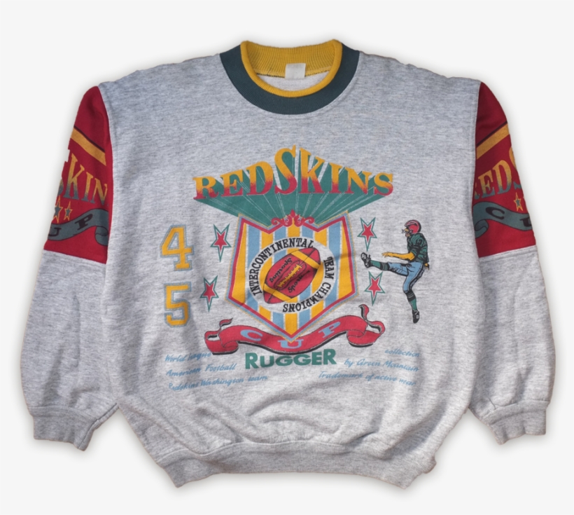 Vintage Washington Redskins Crewneck Large, transparent png download