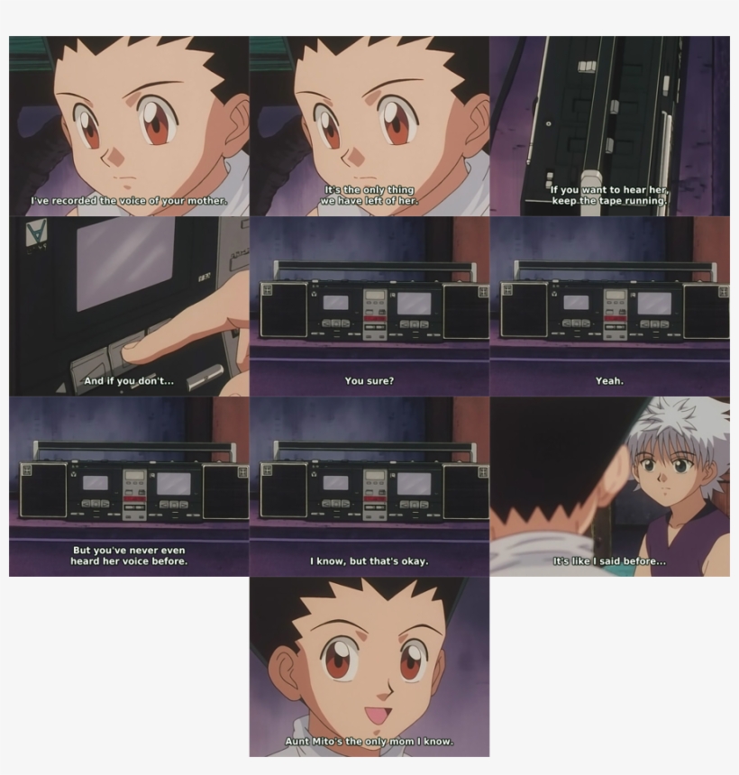 Killua In The Old Version Asks Gon If It's Better To - Cartoon, transparent png download