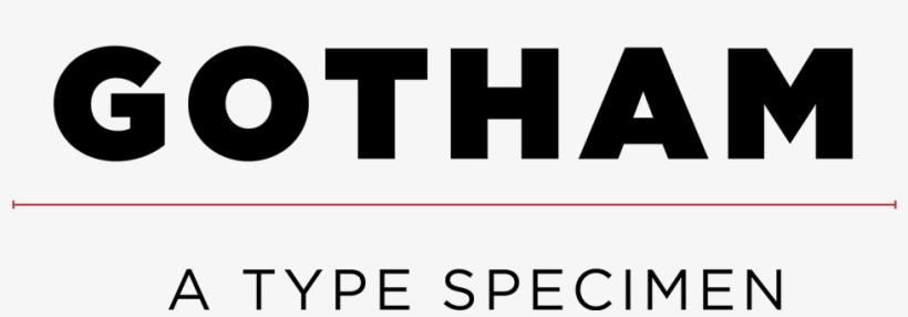 Type Specimen Books Gotham, transparent png download