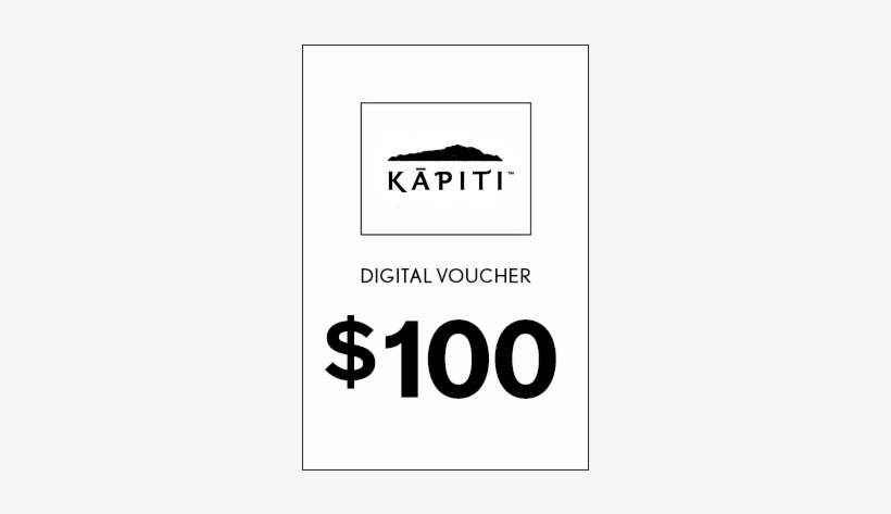 $100 Digital Gift Voucher - Line Art, transparent png download