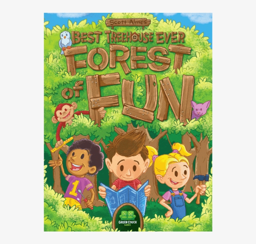Best Treehouse Ever - Best Treehouse Ever Forest Of Fun Green Couch Games, transparent png download