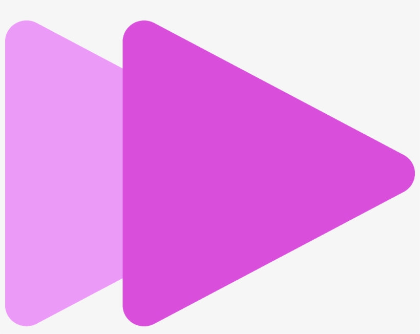 Acm Fast Forward Purple - Graphics, transparent png download