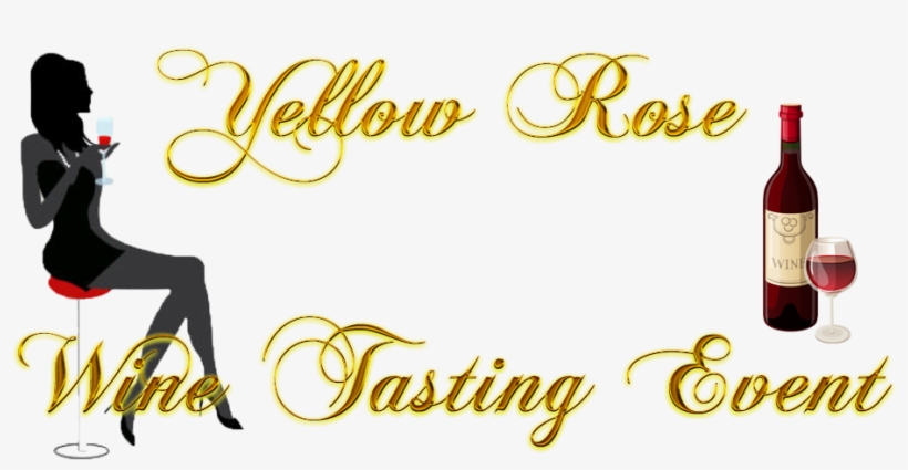 Yellow Rosewine Tasting Event - Calligraphy, transparent png download