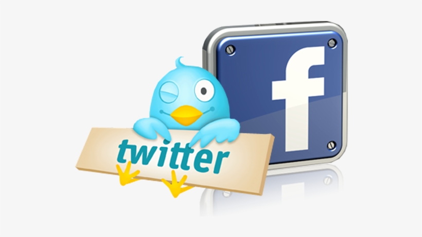 Facebook Twitter - Twitter, transparent png download