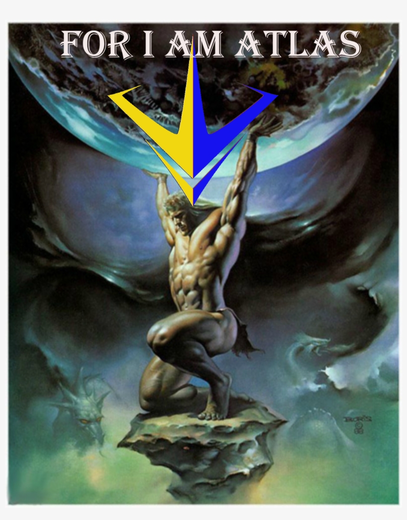 For I Am Atlas - Man Lifting The Earth, transparent png download