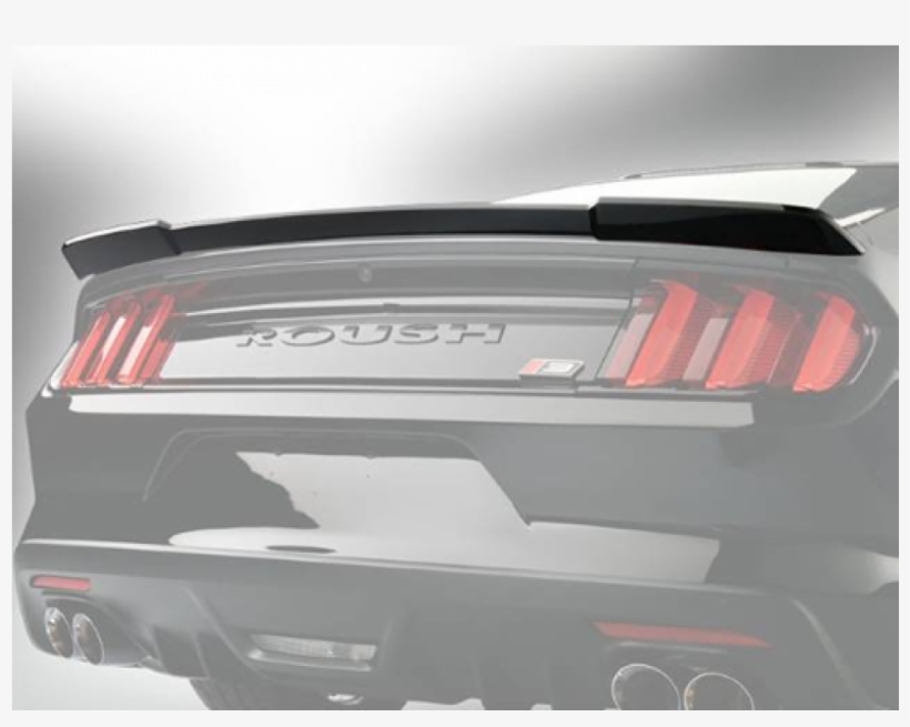Roush Rear Spoiler Oxford White Mustang 2015 - Roush Exhaust 17 Mustang, transparent png download