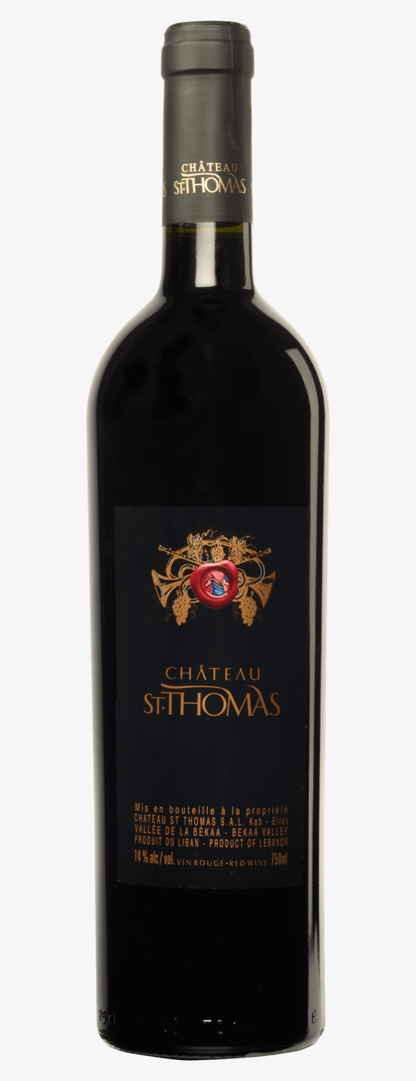 Chateau St Thomas V=1478871943 - Label, transparent png download