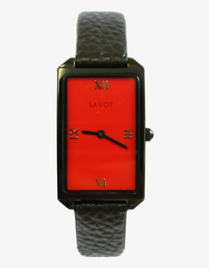 The Red & Black Model From Our Savot Lady Collection - Analog Watch, transparent png download