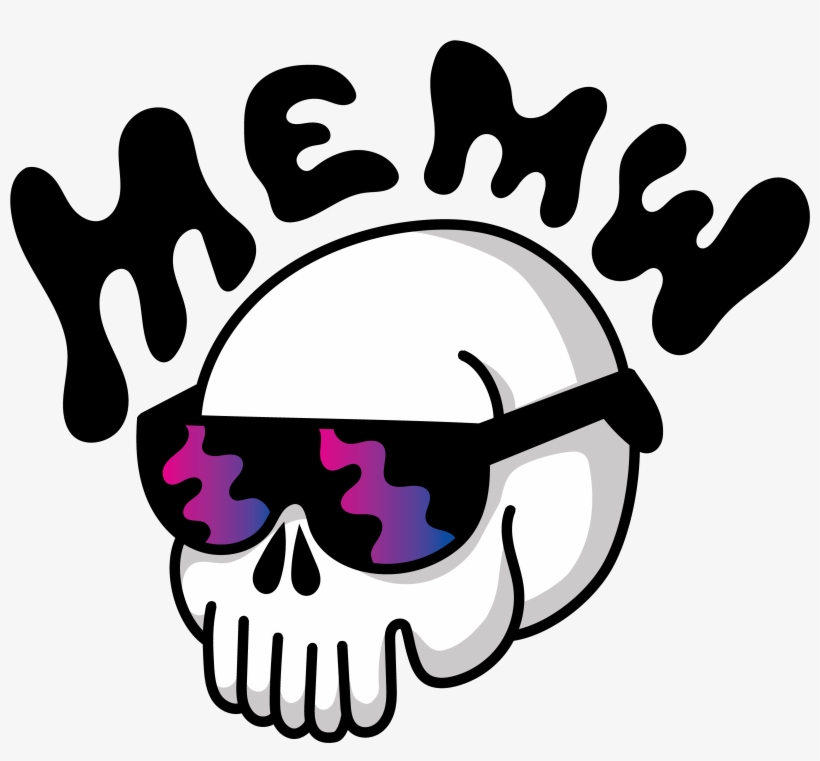 Memw Online Store - Skull, transparent png download