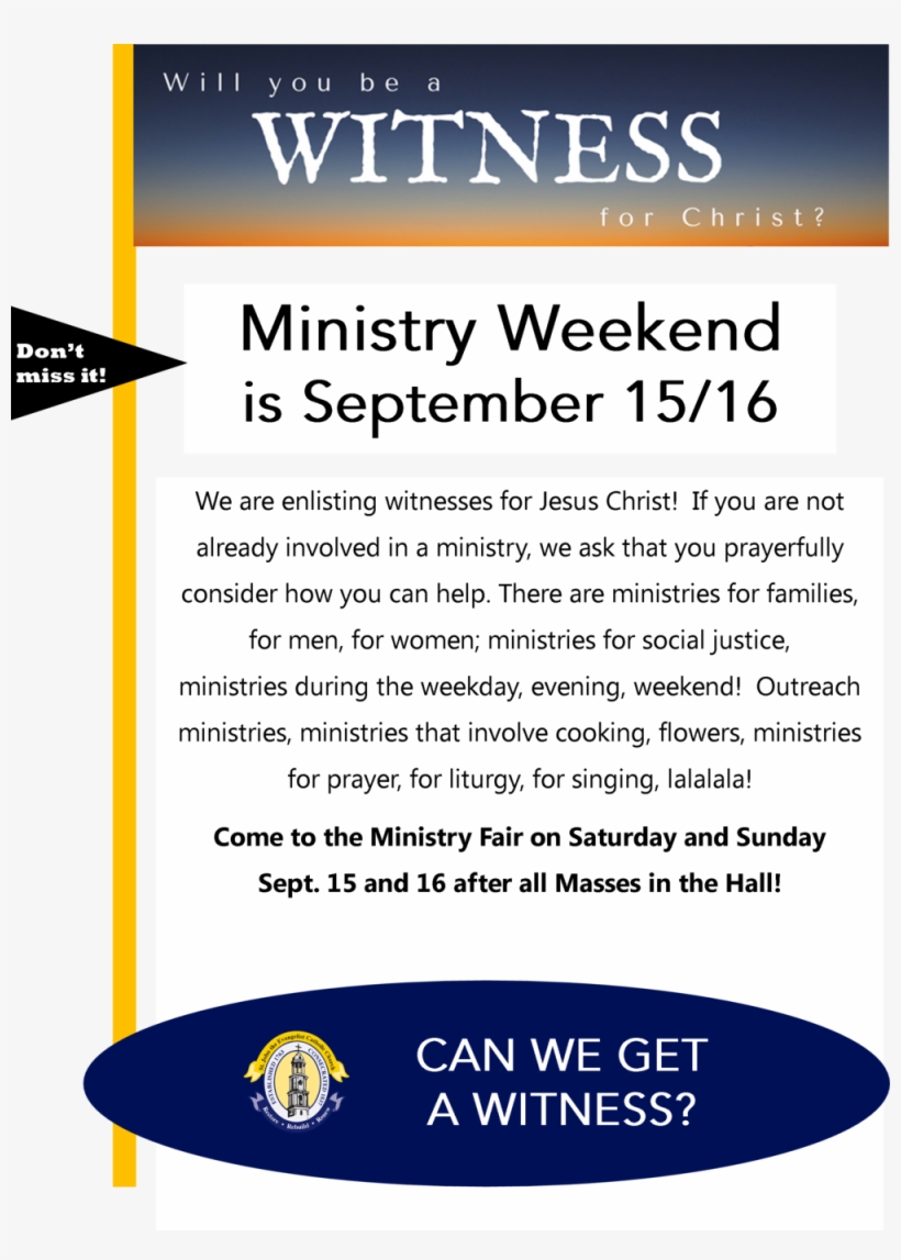 Ministry Fair Flyer - Colorfulness, transparent png download