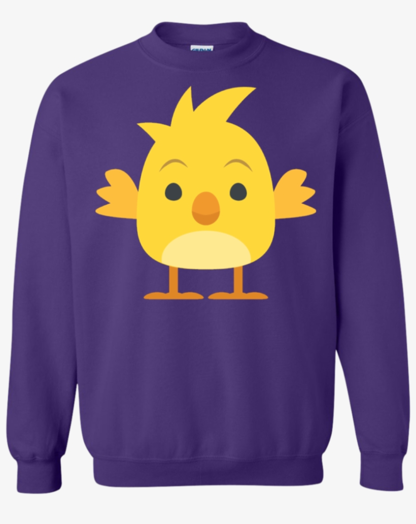 Chick 3 Emoji Sweatshirt - Sweater, transparent png download