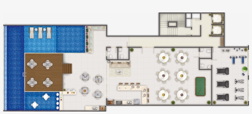 Planta Humanizada Ilustrativa A - Floor Plan, transparent png download