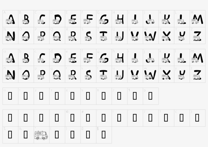 Character Map - Letra Montserrat, transparent png download