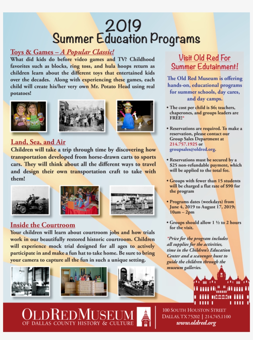 Education Summer Flyer 2019 - Flyer, transparent png download