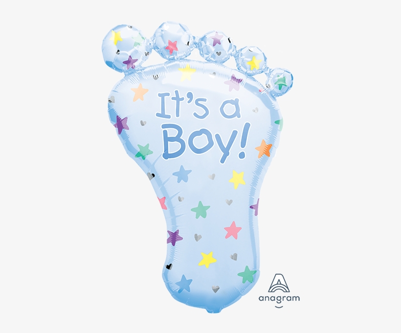 It's A Boy Baby Foot Balloon, transparent png download