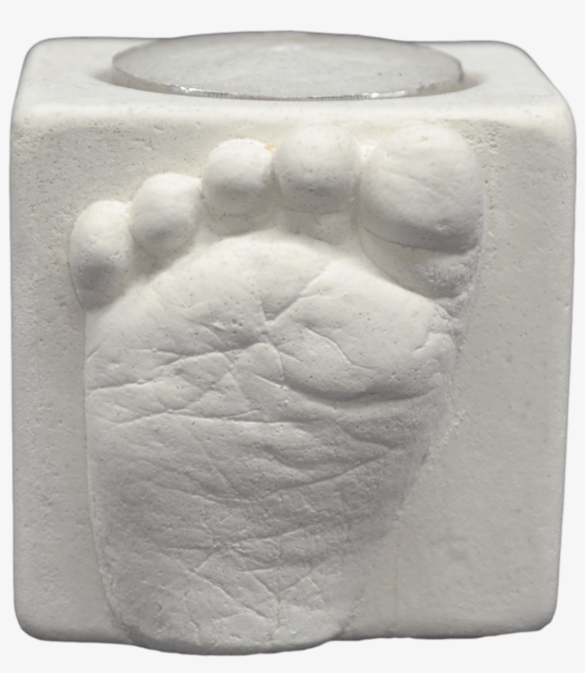 Baby Foot Candle Holder - Stone Carving, transparent png download