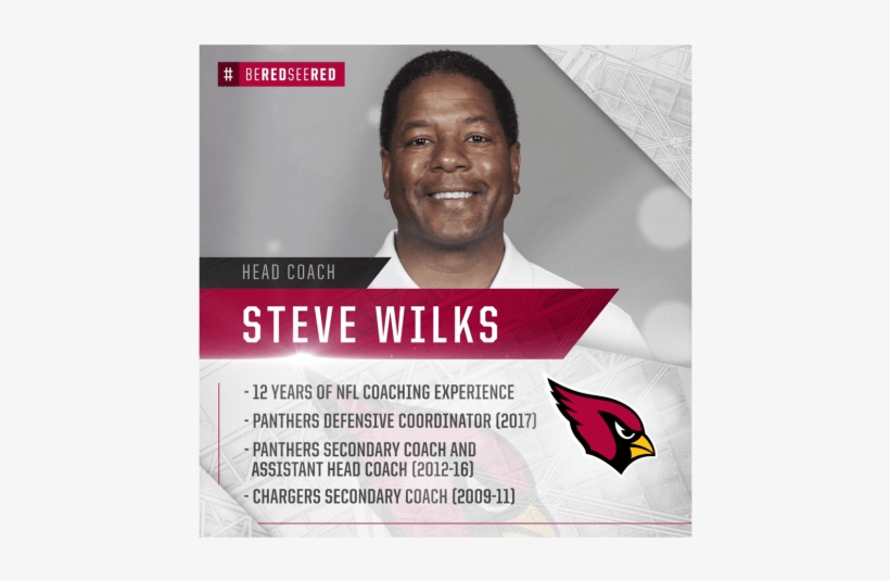 Steve Wilks Bio Red Sea Review - Arizona Cardinals, transparent png download