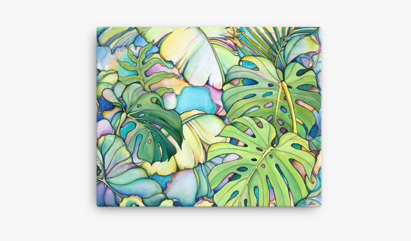 Island Oasis - Canvas, transparent png download