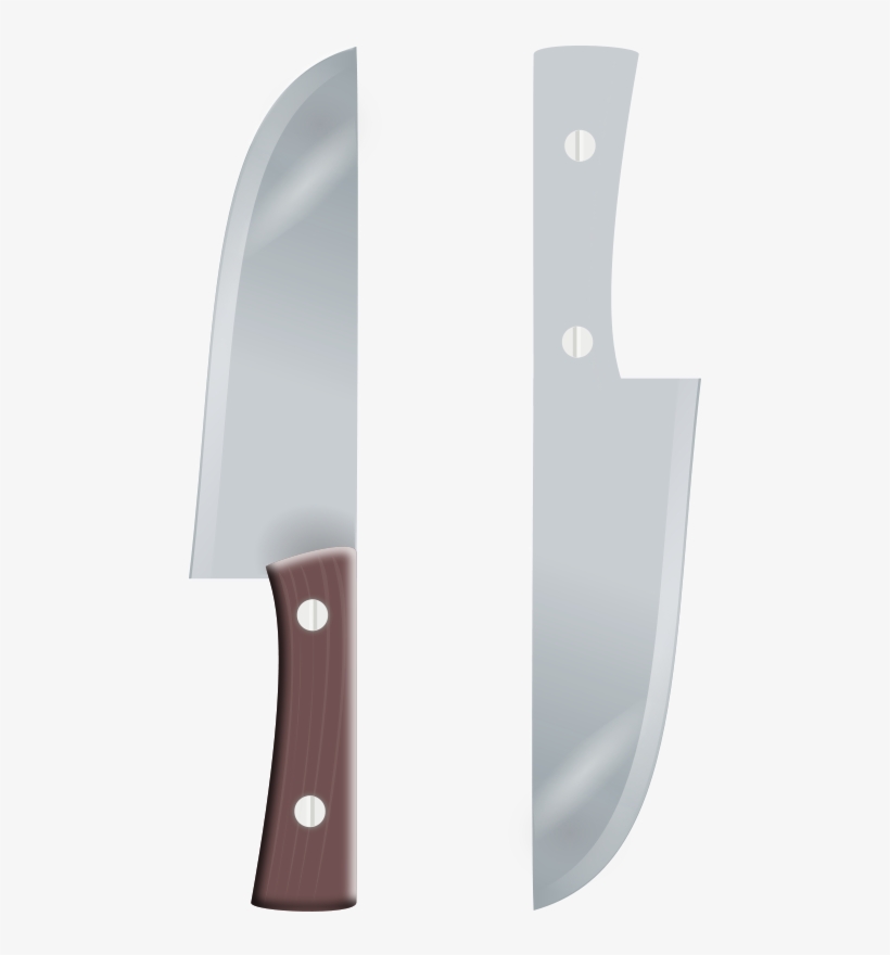 Two Knifes Clip Art - Knife, transparent png download
