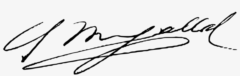 Firma De Gabino Bugallal - Line Art, transparent png download