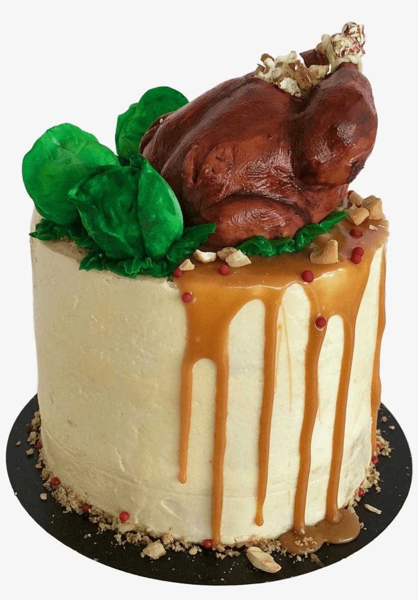 Christmas Turkey Cake, transparent png download