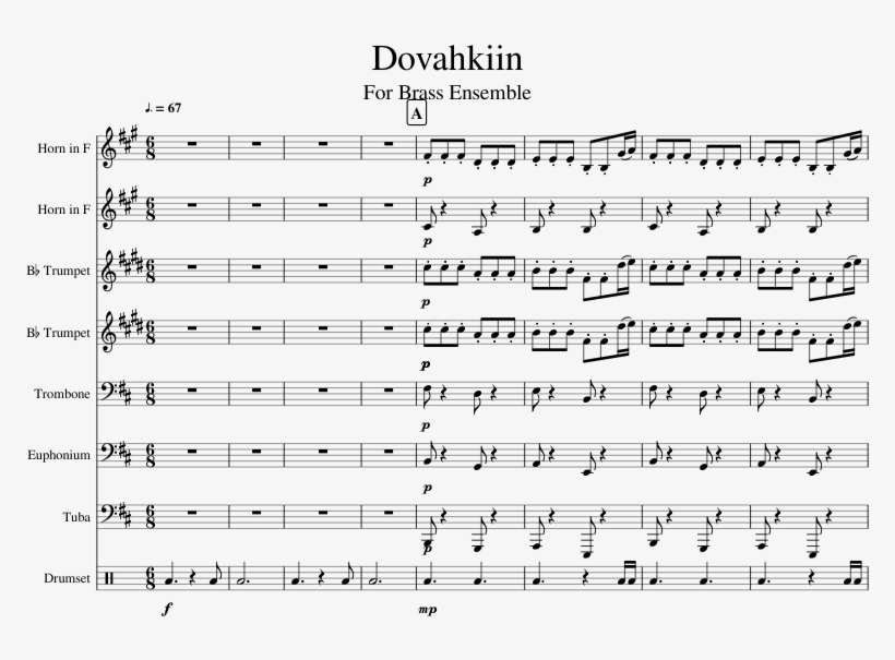 Print - Blue Knights 2015 Closer Sheet Music, transparent png download