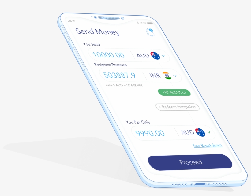 Instarem App - Iphone, transparent png download