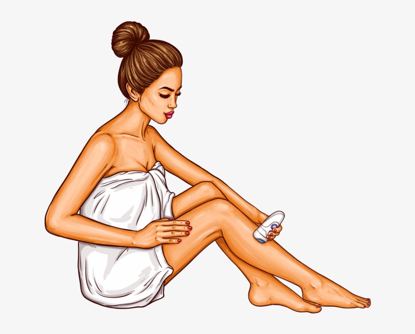 Cartoon Hair Removal Chicke Png - Depilação Na Cera Beneficios, transparent png download