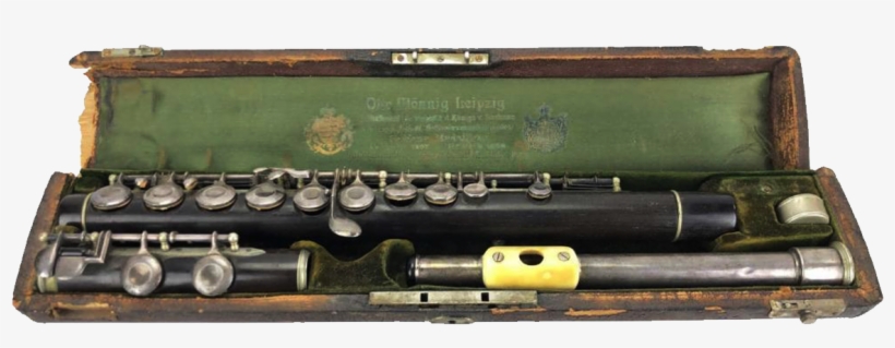Otto Monnig Leipzig Ortoton Rosewood Flute - Piccolo Clarinet, transparent png download