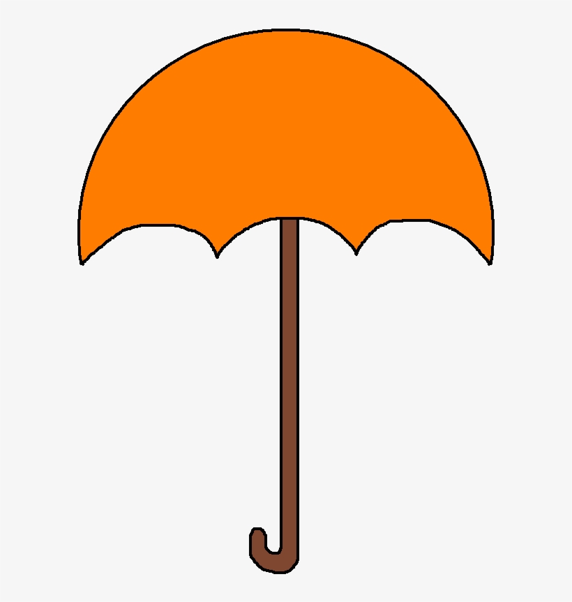 Graphics By Ruth - Umbrella Orange Clipart, transparent png download